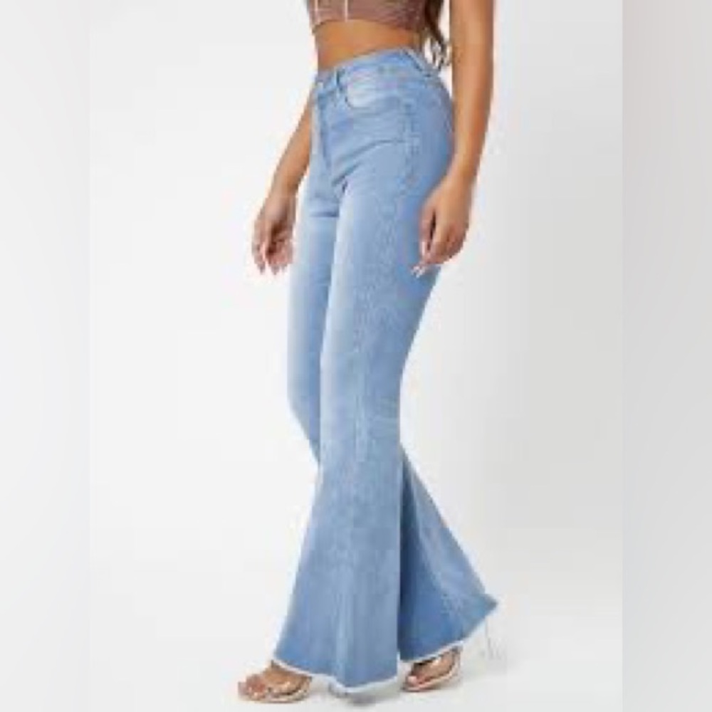 Free People Just Float on Flare Jeans